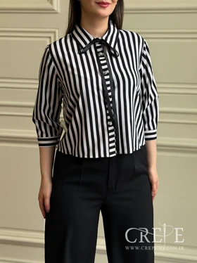 شومیز کراپ راه راه