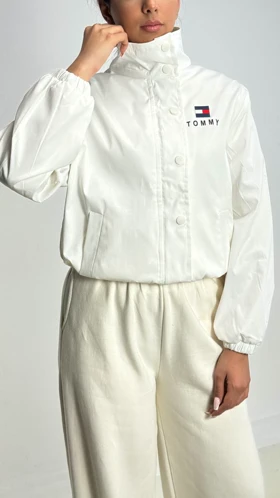 بارانی TOMMY پایین گتر کد 600064 (سفید)