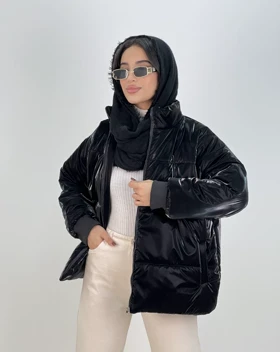 کاپشن یقه ایستاده نیلسا(72)کد:4616