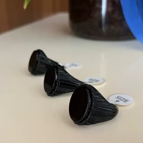 انگشتر مردانه استیل کد am10012