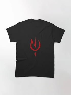 تیشرت کلاسیک ارباب حلقه ها تیشرت Lord Of The Rings طرح Red Symbol of Sauron