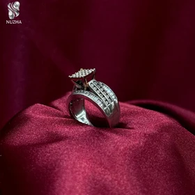 انگشترنقره زنانه کدanz1134