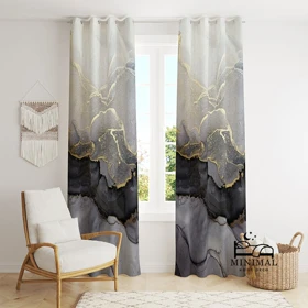 پرده اسپرت طرح ماربل مدل W4939