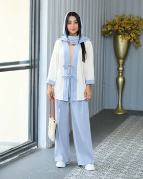 ست دو تیکه کت و شلوار زنانه مدل شاهسان کد 3025