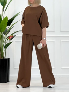 تیشرت شلوار ساده نهال