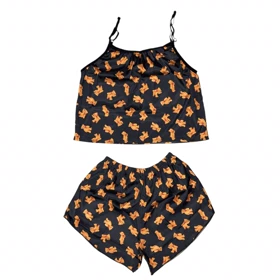 ست تاپ و شلوارک طرح تدی 210