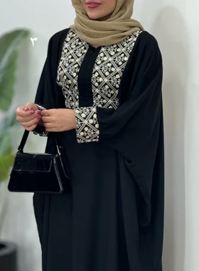 عبای بلند سوزندوزی نفیس 2