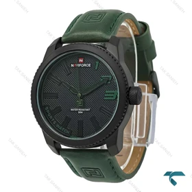 ساعت مردانه نیوی فورس NF9202 بند چرم سبز NaviForce-7337-G