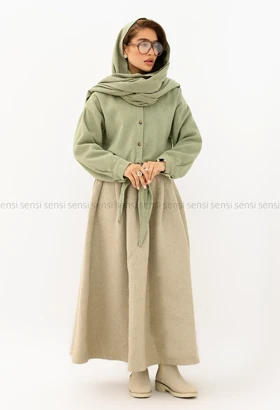 شومیز فوتر موهر جلو گره‌ای کد1004410