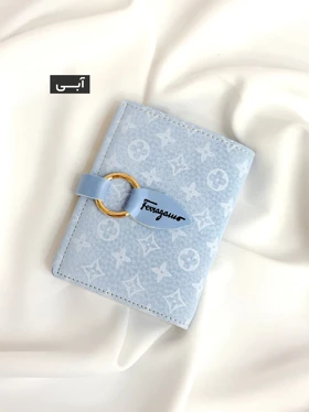 کیف پول چرم ژامک کد 202903 (آبی)