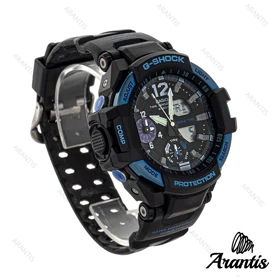 ساعت جیشاک GA-1100 مردانه آبی مشکی m-4656