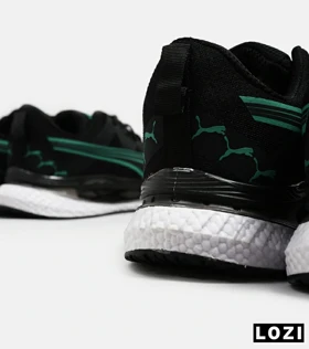 کفش کتانی ورزشی مردانه و زنانه مشکی سبز PUMA