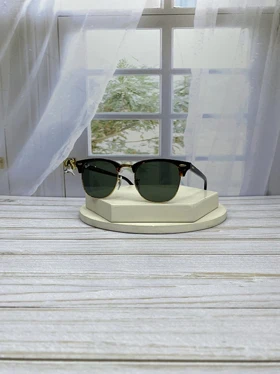 عینک آفتابی Ray-Ban مدل RB 3016 کلاب مستر فریم ترکیب کائوچو و فلز، عدسی کریستال UV400