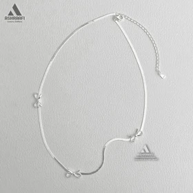 گردنبند پاپیونی دخترانه Bow Necklace S1