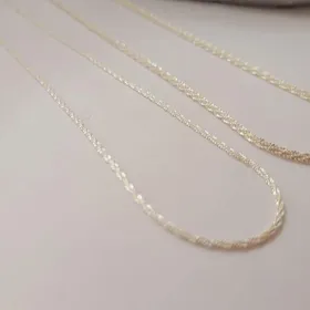 گردنبند خاویاری آبکاری نقره