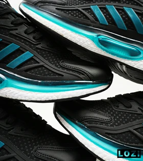 کفش کتانی مردانه مشکی آبی ADIDAS UltraBoost