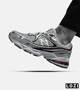 کفش کتانی مردانه و زنانه سفید مشکی NEW BALANCE 1064 مدل 5624