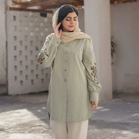 شومیز مانتویی فروغ