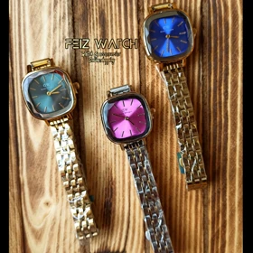 ساعت عقربه ای زنانه مربع برند Daniel Wellington