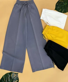 شلوار دامنی مازراتی کمر کش کد 1589