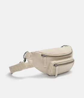 کیف کمری زنانه اورجینال پول اند بیر PULL & BEAR- خاکی و آبی