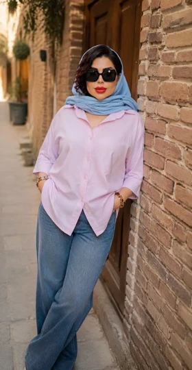 شومیز کتان نخ ملیسا