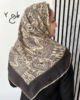 روسری نخی دست دوز 4072