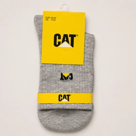جوراب مردانه طوسی ساق‌دار CAT
