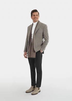 کت راه راه Wool