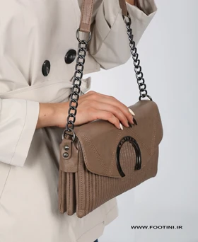 کیف زنانه دوشی یراقدار سنتوزا 230 AM (خاکی)