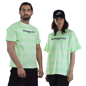 تیشرت باکسی اسپرت توبن هوم مدل X053 سبز آدامسی