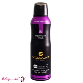 اسپری بدن وودلایک مدل midnight rose حجم 200 میل