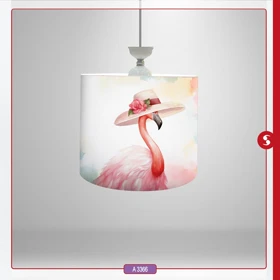 لوستر اتاق کودک برند مینوریا طرح دخترانه کد p-493