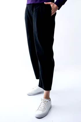 شلوارکتان پیلی دار پشت کش زنانه