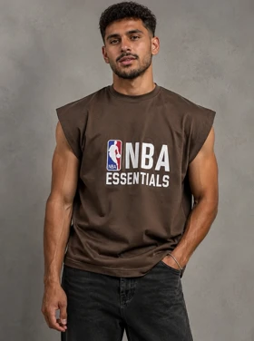 وست گلدوزی موکا طرح NBA لش باکسی پنبه دونخ جذاب ترند / اورجینال دیلم کد 8469