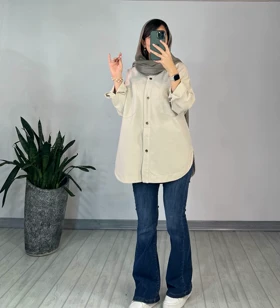 مانتو مداد رنگی آسمان(ایراد دار)