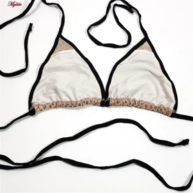 مایو دو تکه زنانه رنگ قهوه ای ماییلدا کد 3903-3