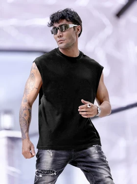 رکابی ورزشی وست بیسیک مشکی