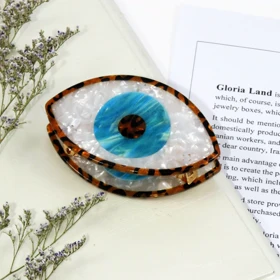 کلیپس مو زنانه مدل چشم نظر کد G_Lnd_1433