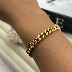 دستبند ژوپینگ طرح کارتیر با تراش های براق