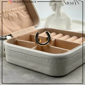 انگشتر زنانه آبکاری نقره رنگ ثابت کد ta10017