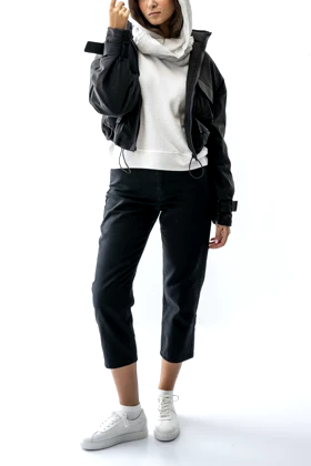 کت کراپ جیب‌دار زنانه