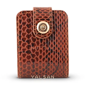 جا رژی چرم یلسان مانا کد 041-MRV (عسلی)