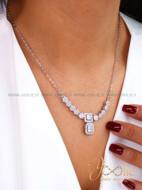 نیم ست گردنبند گوشواره زنانه کد S5113