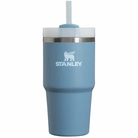 قمقمه نی دار استنلی Quencher FlowState Tumbler 591ML (آبی)