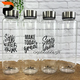 بطری آب پیرکس درب استیل یونیک