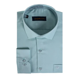 پیراهن مردانه رسمی سبز تیفانی روشن