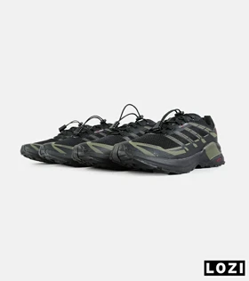 کفش کتانی مردانه و زنانه مشکی سبز مدل HUMTTO waterproof