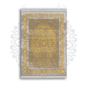 *جدید* فرشینه از جنس پارچه شانل مخمل ترک طرح فانتزی برند دفه کد 992