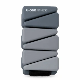 وزنه دست و پا سیلیکونی یک جفت 2 کیلو اورجینال U-ONE 4LB (طوسی)